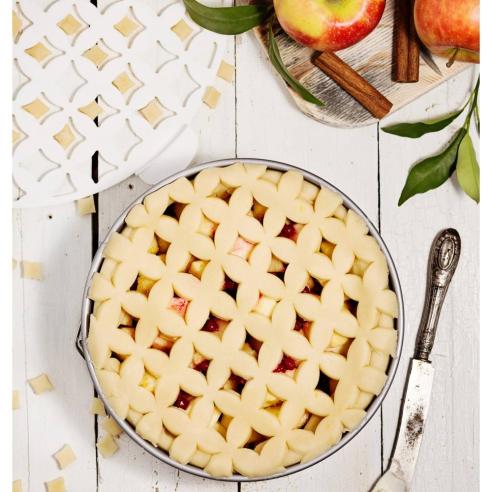 Decora - Cutter grid for arabesque tarts 30 cm