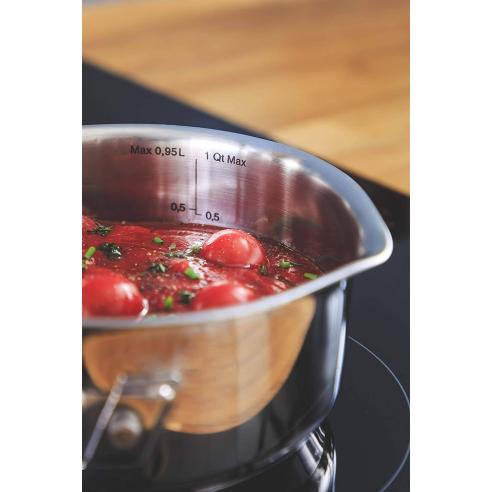 Lagostina - Batteria di pentole in acciaio inox Smart 9 pezzi