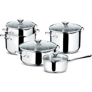 Lagostina - Smart 9-piece stainless steel cookware set