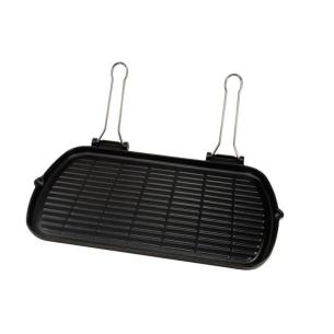 Ilsa - MaxiDietella stainless cast iron grill pan 27x50 cm