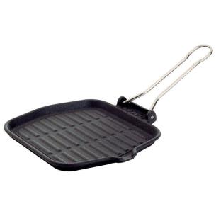Ilsa - Dietella stainless cast iron grill pan 20x20 cm