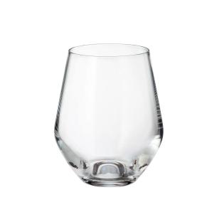Crystal Bohemia - Set 6 Bicchieri da acqua in vetro linea Grus da 350 ml