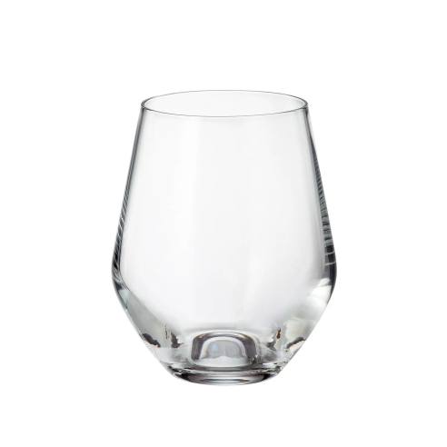 Crystal Bohemia - Set of 6 water glasses Grus line of 350 ml
