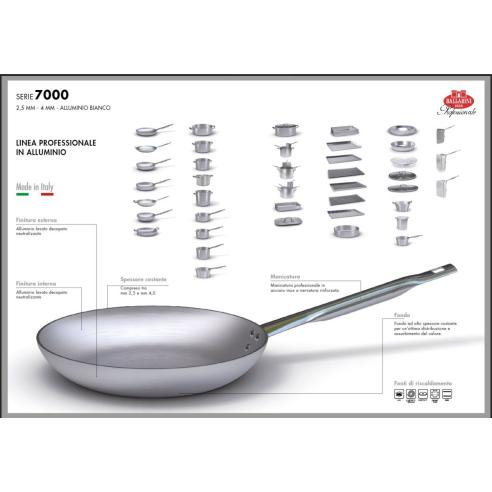 Ballarini - Padella svasata professionale in alluminio puro 40 cm
