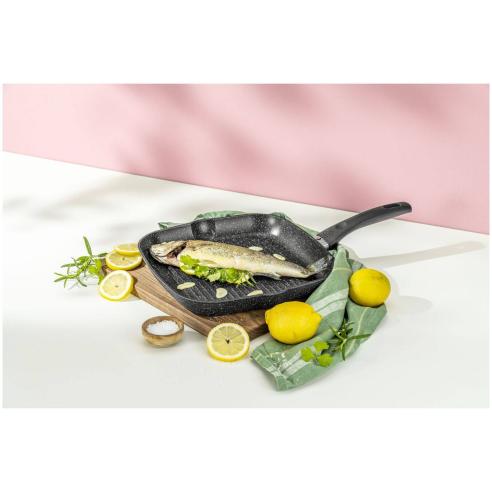 Ballarini - Padella bistecchiera in alluminio antiaderente Vipiteno 28 cm