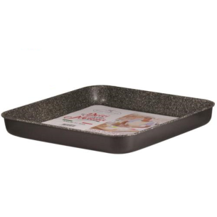 Low square baking tray in non-stick aluminum Dolci di Nonna 35 cm