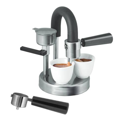 Kamira - Creamy espresso coffee machine with 2 arms, suitable for all hobs, including induction