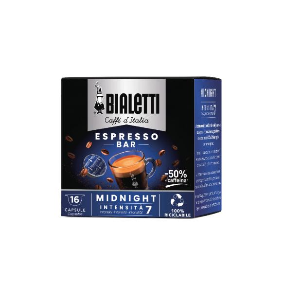 Bialetti - Midnight coffee capsules box 16 pieces