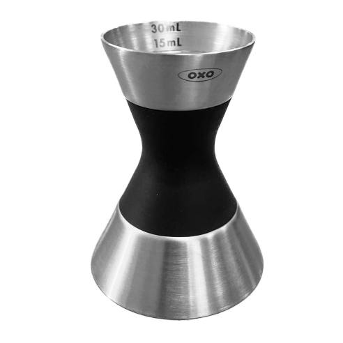Oxo - Steel jigger double dispenser in stainless steel 50 ml