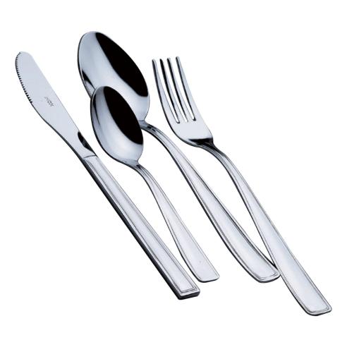 Salvinelli - Forchettina dolce nickel free modello Capri in acciaio 18/c spessore 1,5 mm set 12 pezzi