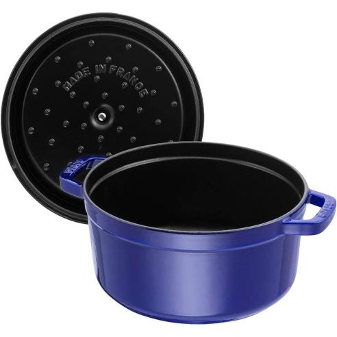 Staub - Casseruola cocotte tonda in ghisa smaltata 20 cm blu