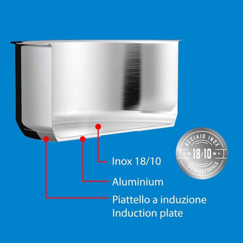 Aeternum - Casseruola in acciaio inox linea Divina 16 cm