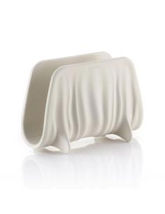 Guzzini - Tierra 'Made for Nature' milk white vertical napkin holder