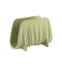 Guzzini - Tierra 'Made for Nature' algae green vertical napkin holder