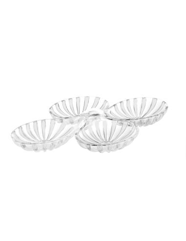 Guzzini - Set 2 antipastiere in plastica biologica riciclabile linea Dolcevita bianco