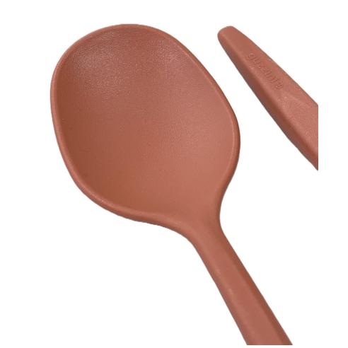 Guzzini - Posate Insalata Tierra 'Made for Nature' terra cotta