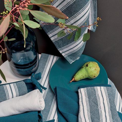 Tognana - Piatto dessert singolo in gres porcellanato 20 cm ottanio linea Natural Love