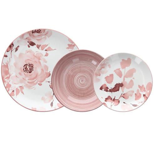 Tognana - 18-piece dinner set in Roselyn porcelain Madison line