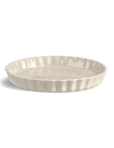 Emile Henry - Round cake pan for low oven tarts 28 cm Argila EH026031