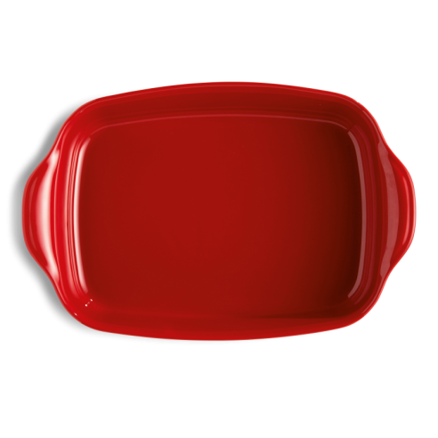 Emile Henry - Pirofila da Forno Media Rettangolare 36 cm Rosso EH349552
