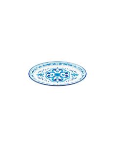 Guzzini - Small oval tray in melamine Blues line 35 cm