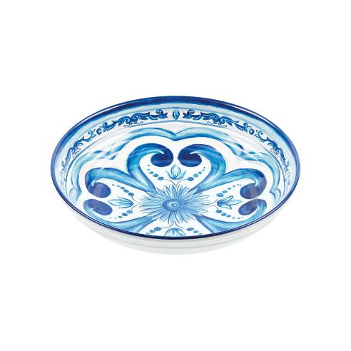 Guzzini - Blues line melamine soup plate 21 cm