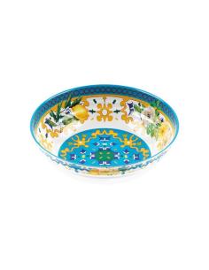 Guzzini - Large melamine bowl container Flower&Lemon line 30 cm