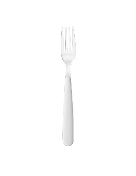 Guzzini - Forchetta da tavola in acciaio inox linea POP bianca