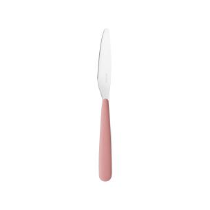 Coltello acciaio Guzzini manico rosa cipria