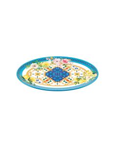 Guzzini - Vassoio ovale grande in melamina linea Flower&Lemon 50 cm Table Decor