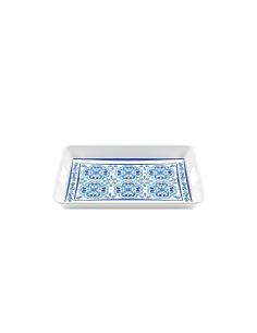 Guzzini - Vassoio rettangolare in melamina con manici linea Blues 48 cm Table Decor