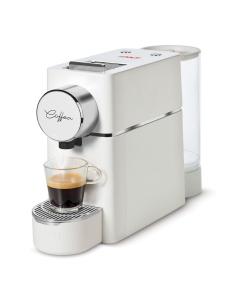 Polti - Macchina caffè espresso a cialda ad espulsine automatica Coffea S18 Bianca