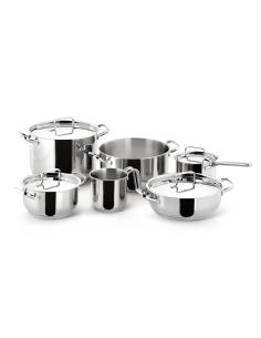 Lagostina - Delicious Stainless Steel Cookware Set of 10 pcs