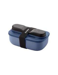 Guzzini - Set lunch box con posate portavivande 'Store&Go' 900 ml Sapphire Blue