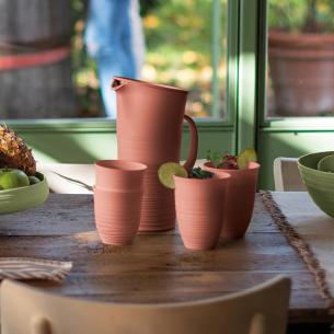 Guzzini - Caraffa con Coperchio Tierra 'Made for Nature' 1,8 litri terra cotta 2