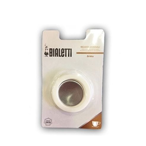 Bialetti 3 GUARNIZIONI E 1 FILTRO PER CAFFETTIERA BRIKKA 4 TAZZE