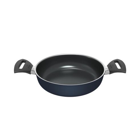 Ballarini - Tegame 2 non -stick aluminum handles 24 cm Cervia - compatible induction