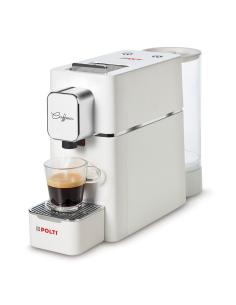 Polti - Macchina caffè espresso a cialda ad espulsine automatica Coffea S15W bianca