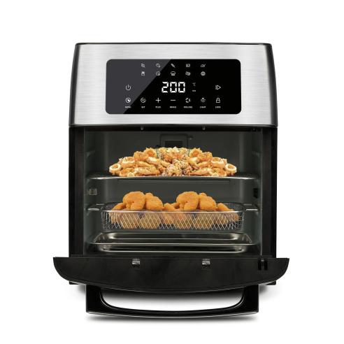 G3Ferrari - Friggitrice ad Aria Multifunzione 15 Litri con Forno e Girarrosto G10182