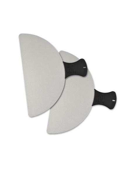G3Ferrri - Pair XXL palette for oven pizza in food aluminum Ø 31 cm