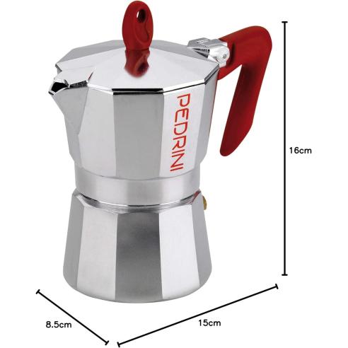 Caffettiera Brillante 3 Tazze | Moka