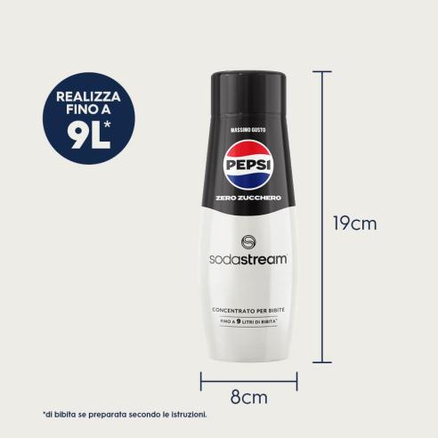 Concentrato SodaStream Pepsi senza zucchero 440 ml