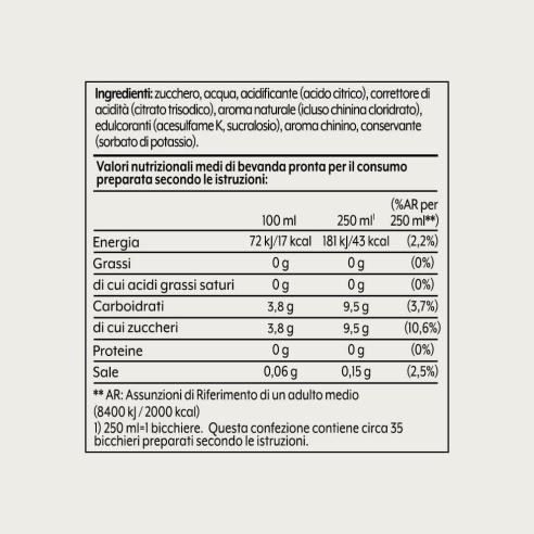 SodaStream Concentrato Tonica 440ml - Prepara 9L di Bibita Frizzante
