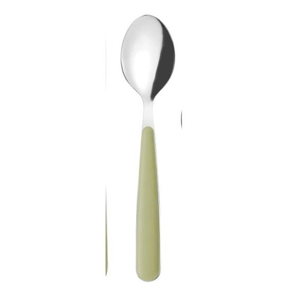 Cucchiaio acciaio inox Guzzini manico verde alga