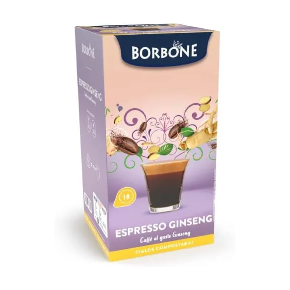 Caffè Borbone Espresso Ginseng 18 Cialde ESE 44mm Compostabili