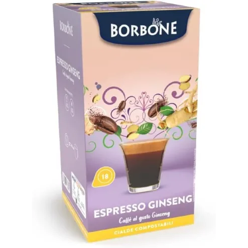 Caffè Borbone Espresso Ginseng 18 Cialde ESE 44mm Compostabili