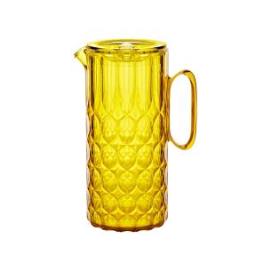 Caraffa con Coperchio VANITY Guzzini in Cristallo Acrilico Bio-based Giallo Zafferano