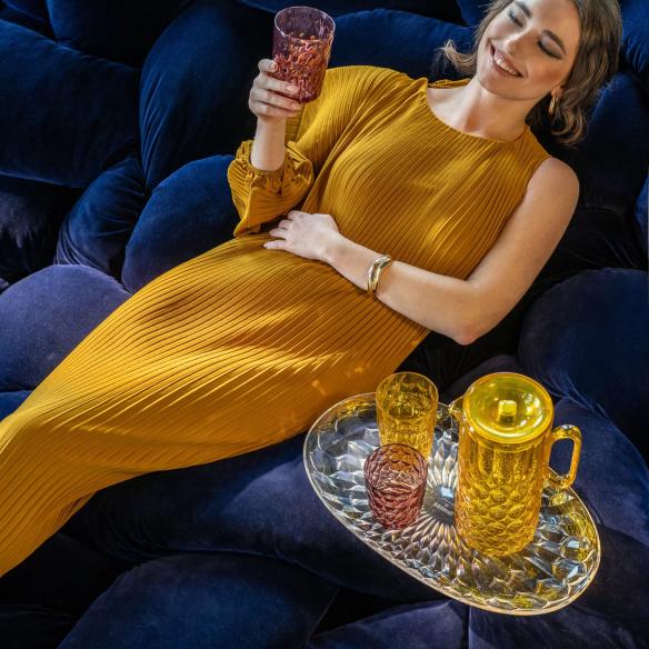 Set 6 Bicchieri Alti Guzzini Vanity in Cristallo Acrilico Bio-based Multicolor