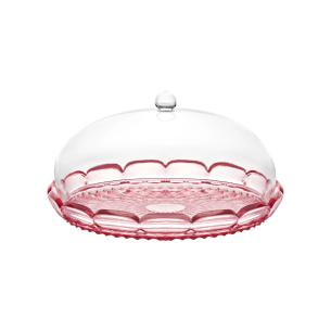 Guzzini Set Tortiera con Campana Vanity Rosa Flamingo Ø30 Bio-based 2