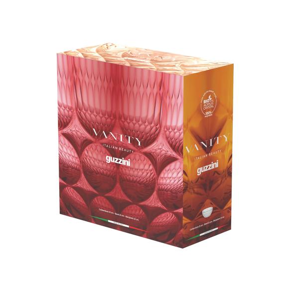 Contenitore Guzzini Vanity 21 cm in Cristallo Acrilico Bio-based Trasparente